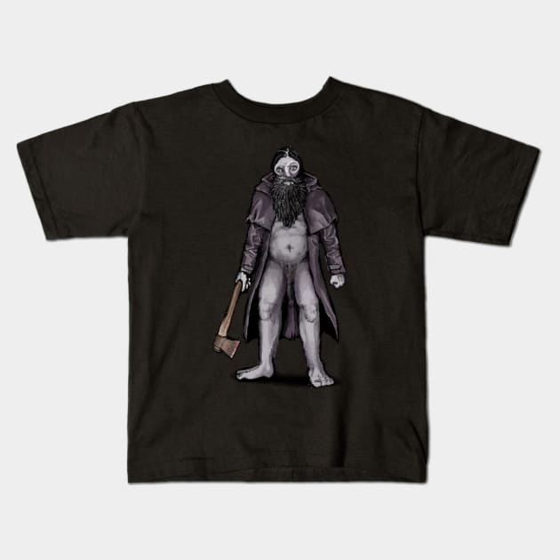 Slasher Woodsman Kids T-Shirt by Crocuta Country